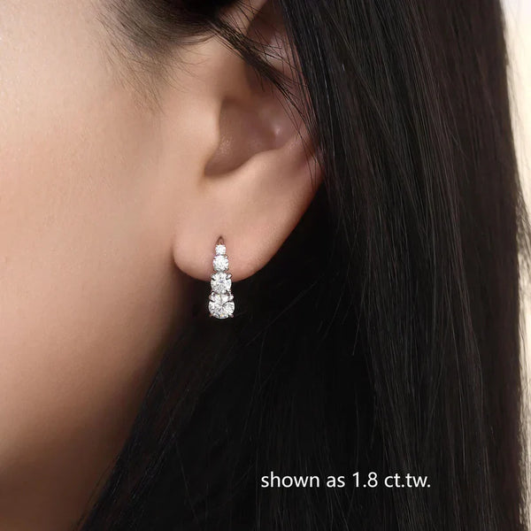Pendientes de cuatro piedras