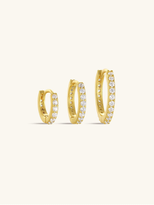 Anneliese – Golden rings with a gentle curve