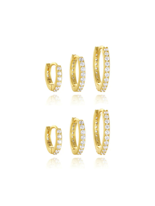Anneliese – Golden rings with a gentle curve