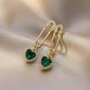 Pendientes Colgantes Amarisse Viridelle | Oro