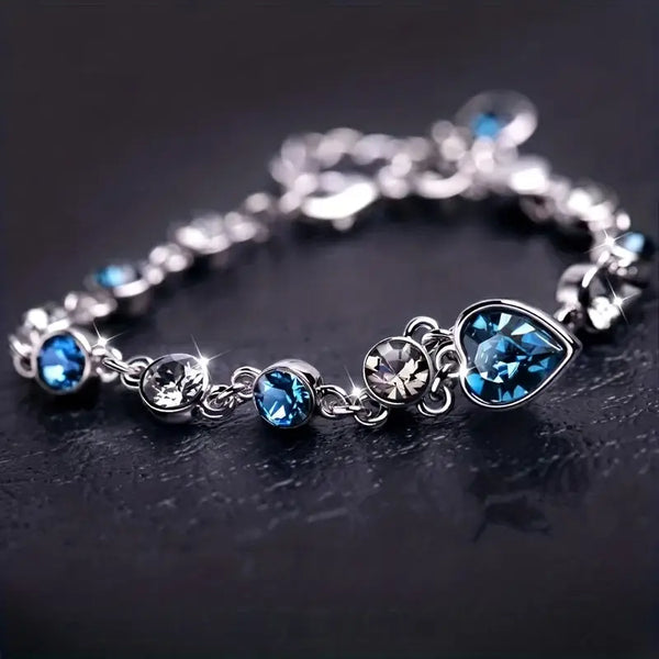 Kateřina – Sapphire bracelet in a delicate design.