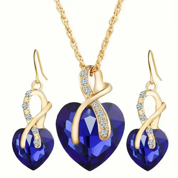 Aurelie – Conjunto de joyas con zafiros.
