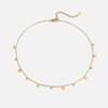 Elisa – Collar dorado con diseño de filigrana.