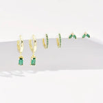Conjunto de Pendientes Fiorenza Viridelle | Oro