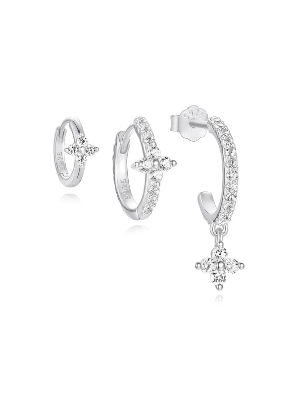Eva-Marie – Pendientes dorados delicados con forma fluida.