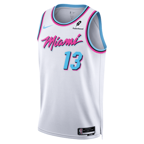 NBA Miami Heat Bam Adebayo Nike Edition - Blanco | NBA