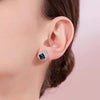 Marlena – Conjunto de joyas con zafiro cuadrado.