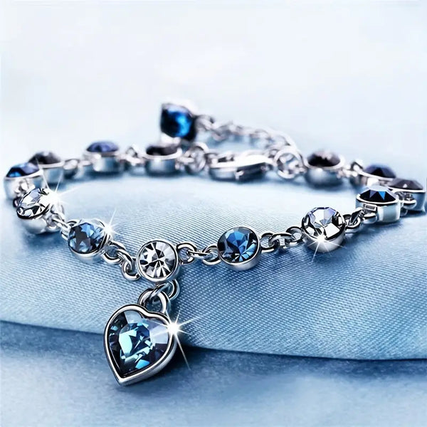 Kateřina – Sapphire bracelet in a delicate design.