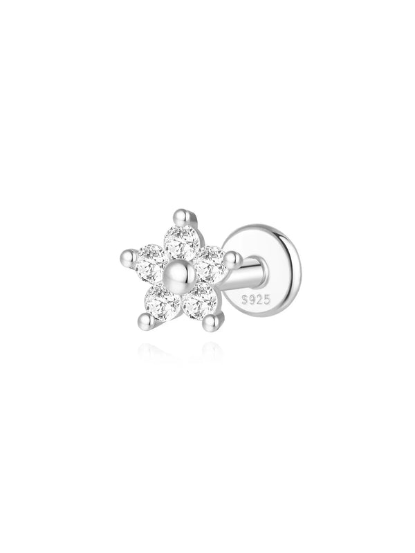 Eva-Marie – Pendientes dorados delicados con forma fluida.