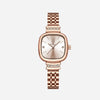 Katharina – Reloj de oro rosa con esfera clara.
