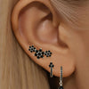 Sabina – Pendientes de oro con estilo moderno.