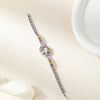 Amelie – Reloj dorado con marco de cristal.