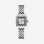 Leonie – Reloj dorado con caja cuadrada.
