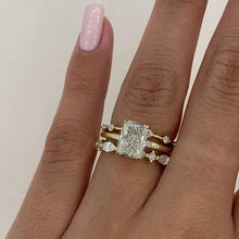 Nora – Anillo de diamante en diseño en capas.