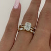 Nora – Anillo de diamante en diseño en capas.