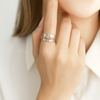 Marlene – Anillo con acentos dorados