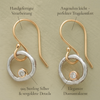 Marlene - Retro gold and silver earrings