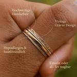 Ella - Anillo Clásico Vintage
