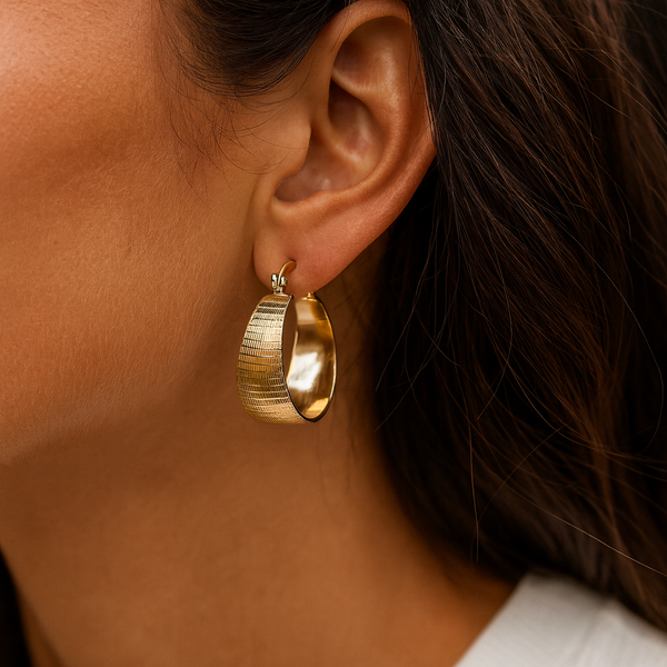 Karina – Pendientes de plata con cristal claro.