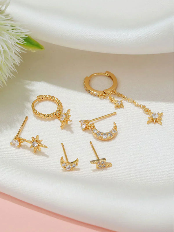 Pavlína – Pendientes de oro delicados con un diseño moderno.