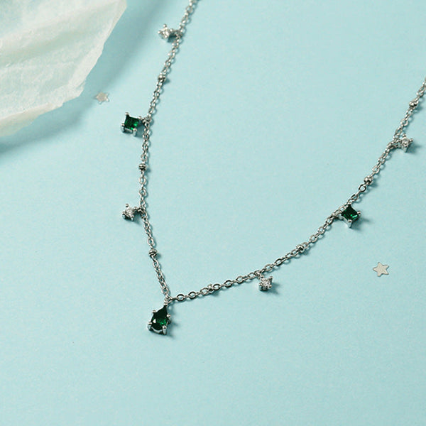 Collar Corinne Delaire | Oro Blanco