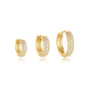 Sina – Pendientes de oro con elegancia minimalista.