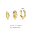 Sina – Pendientes de oro con elegancia minimalista.