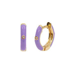 Isabela – Pendientes de oro delicados con forma geométrica.