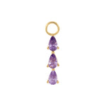 Isabela – Pendientes de oro delicados con forma geométrica.