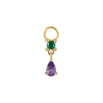 Isabela – Pendientes de oro delicados con forma geométrica.