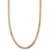 Flat link necklace