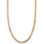 Flat link necklace