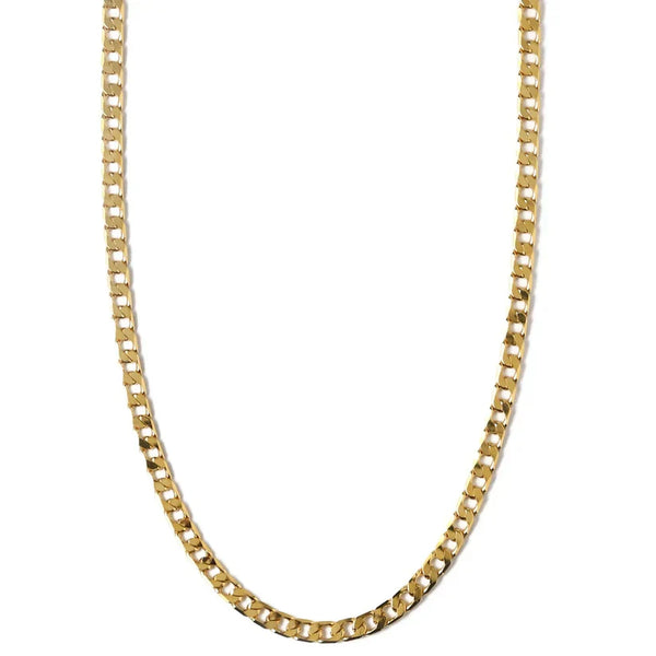 Flat link necklace