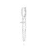 Clarissa – Pendientes de oro con forma cuadrada delicada.