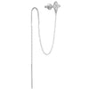 Clarissa – Pendientes de oro con forma cuadrada delicada.