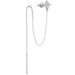 Clarissa – Pendientes de oro con forma cuadrada delicada.