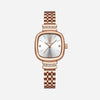 Katharina – Reloj de oro rosa con esfera clara.