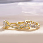 Iris – Anillo de diamante con piedra ovalada.