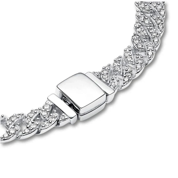 Cuban moissanite bracelet