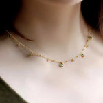 Collar Corinne Delaire | Oro Blanco