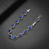 Viktorie – Pulsera de zafiro glamorosa.