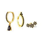 Sabina – Pendientes de oro con estilo moderno.