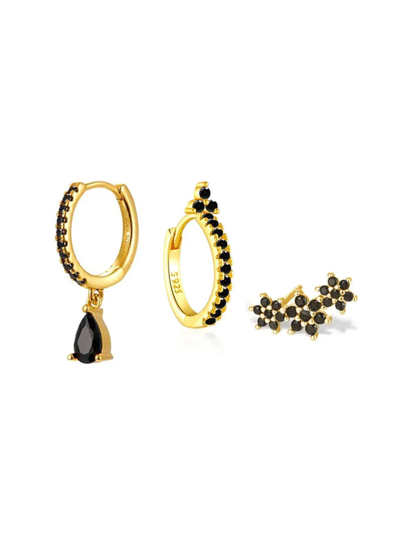 Sabina – Pendientes de oro con estilo moderno.