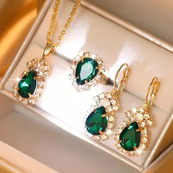 Conjunto de Joyería Marceline Jadehart | Oro