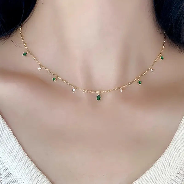 Collar Corinne Delaire | Oro Blanco