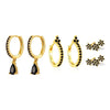 Sabina – Pendientes de oro con estilo moderno.