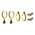 Sabina – Pendientes de oro con estilo moderno.