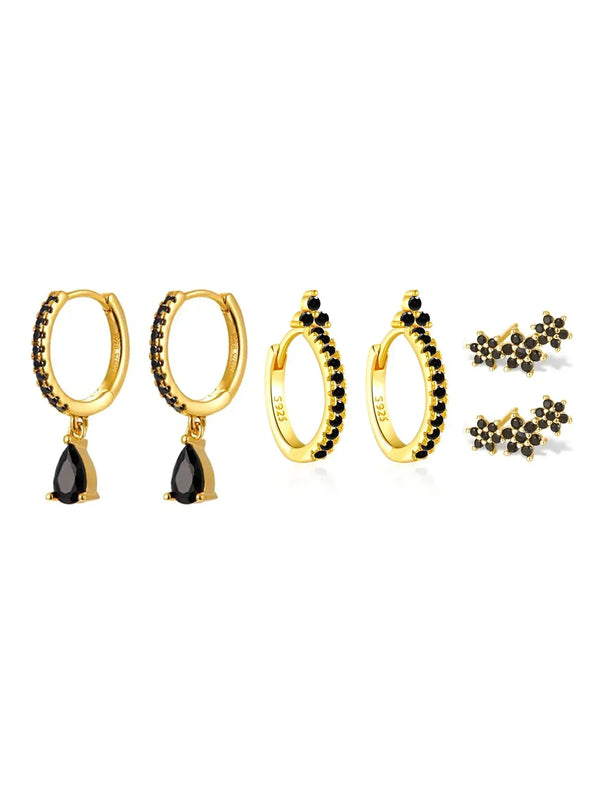 Sabina – Pendientes de oro con estilo moderno.