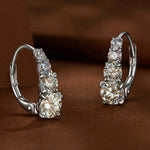 Pendientes de cuatro piedras