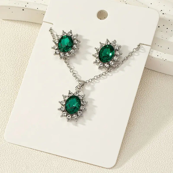 Conjunto de Joyas Katya Smeryn | Oro Blanco